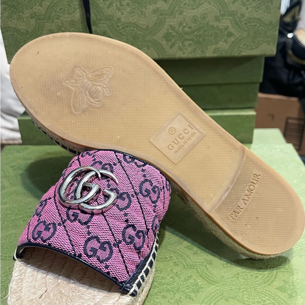 Pre-Owned Gucci Espadrilles Slides - image 2